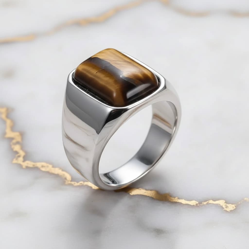Tigerauge Ring - Modern & Kraftvoll JETZT entdecken CrystalScents