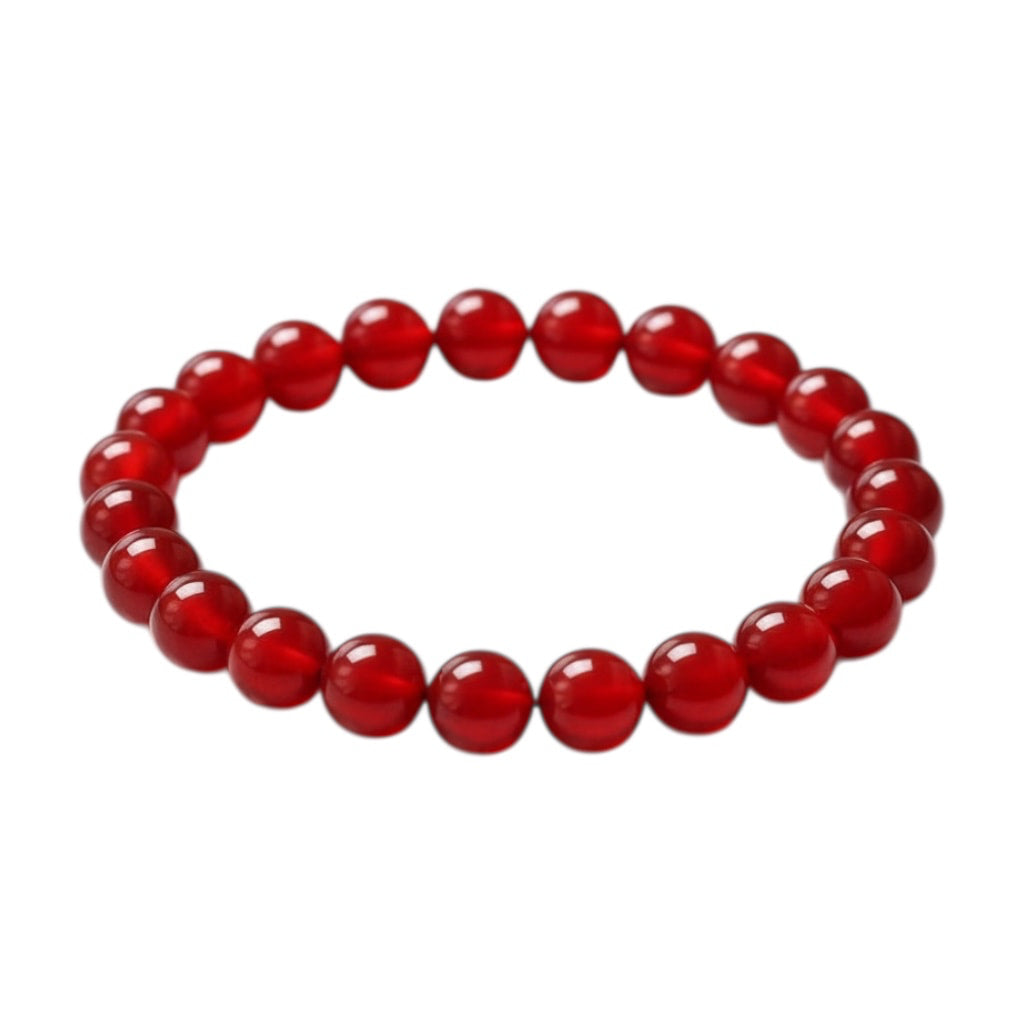 Rotes Achat Kugelarmband – Energie & Ausstrahlung CrystalScents