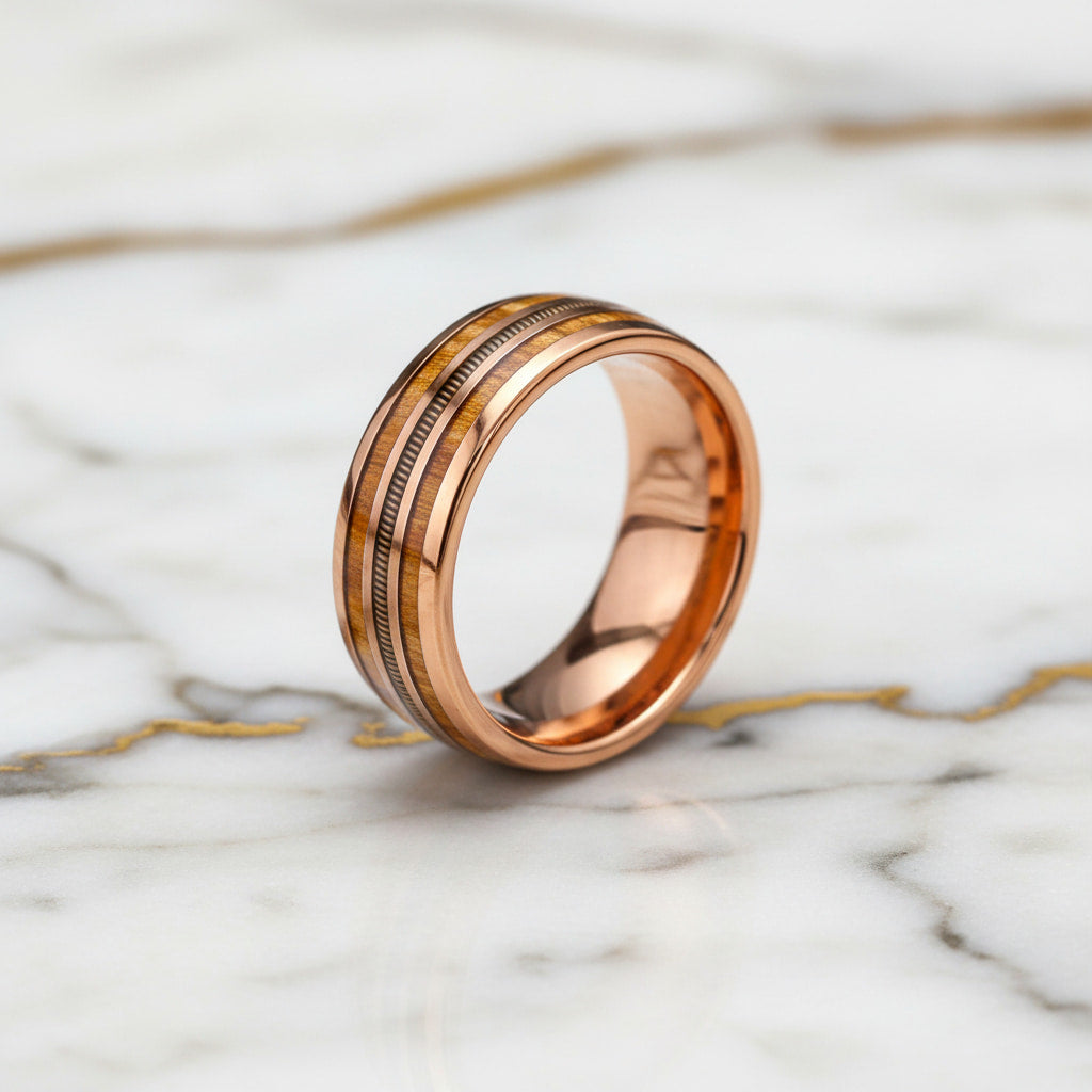 Ring mit Gitarrenseite - stilvolles Schmuckstück CrystalScents