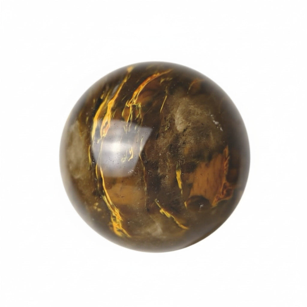 Tigerskin Quarz Kugel – Fokus & Ausgleich CrystalScents