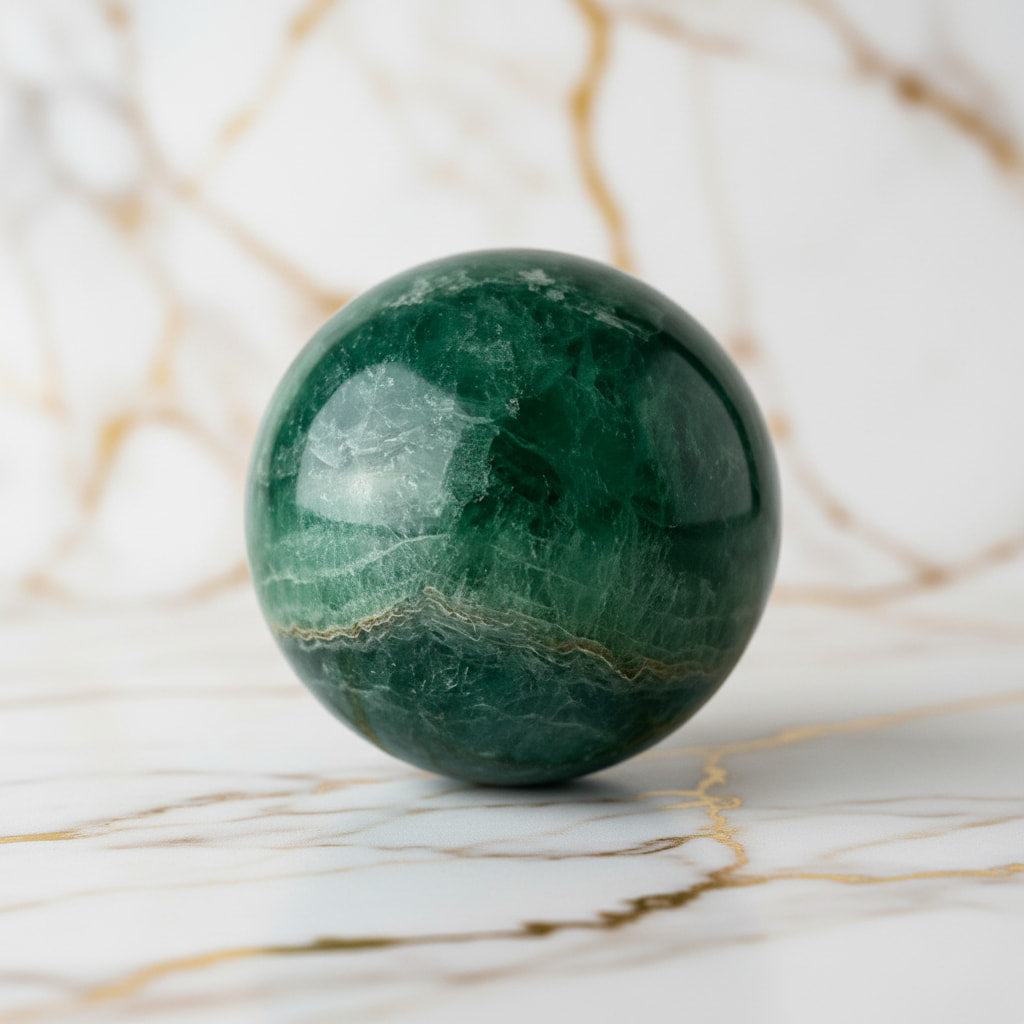 Fluorit Kugel - Energie & Fokus CrystalScents
