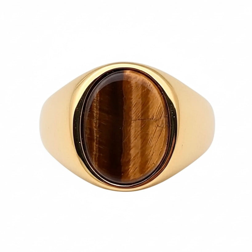 Tigerauge Ring - Schutz & Stärke CrystalScents