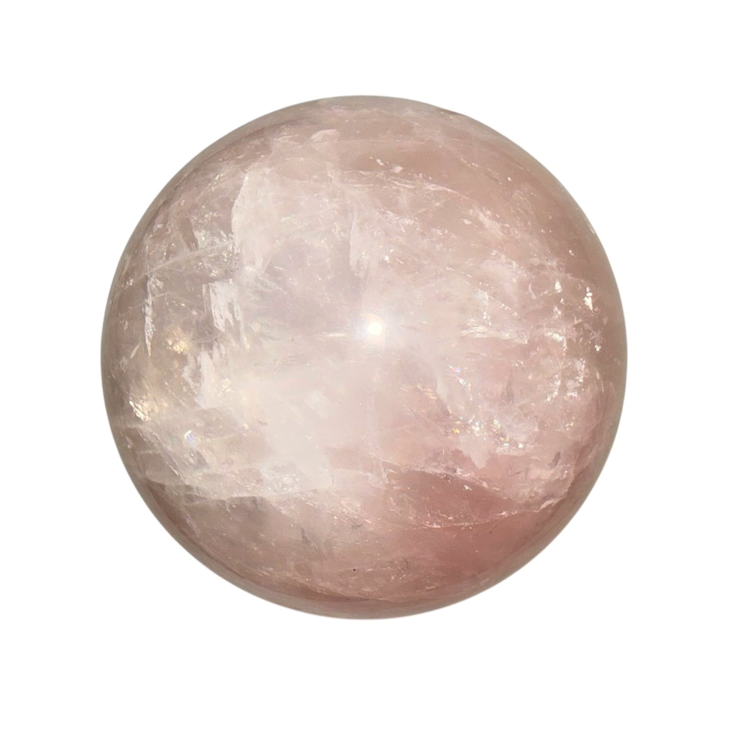 Rosenquarz Kugel – Freude & Schönheit CrystalScents