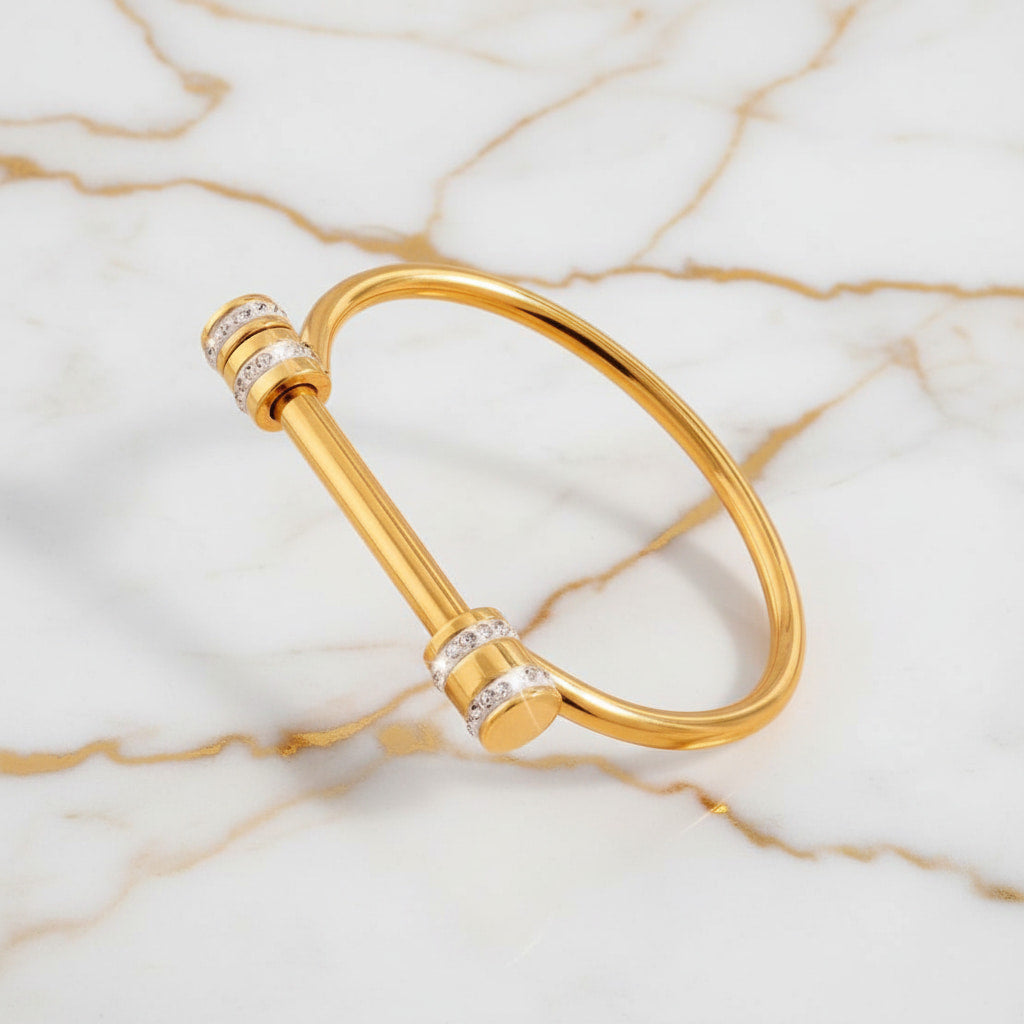 Armband – Schrauben Design in Gold CrystalScents
