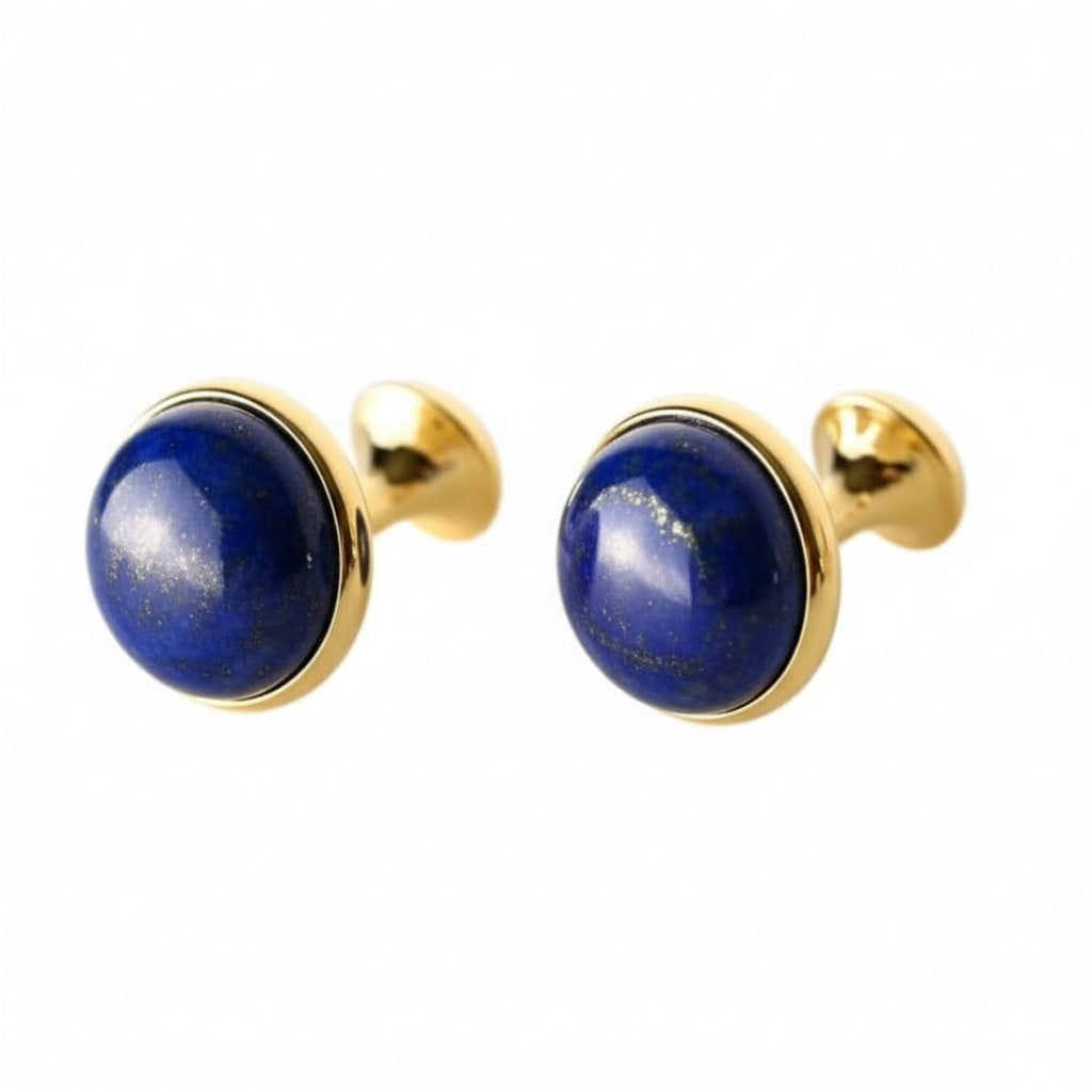 Lapislazuli Manschettenknöpfe - Königlich stark CrystalScents