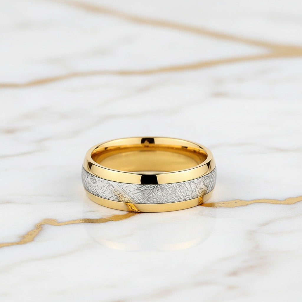 Ring mit harmonischem Silber-Gold-Mix – für elegante Akzente CrystalScents