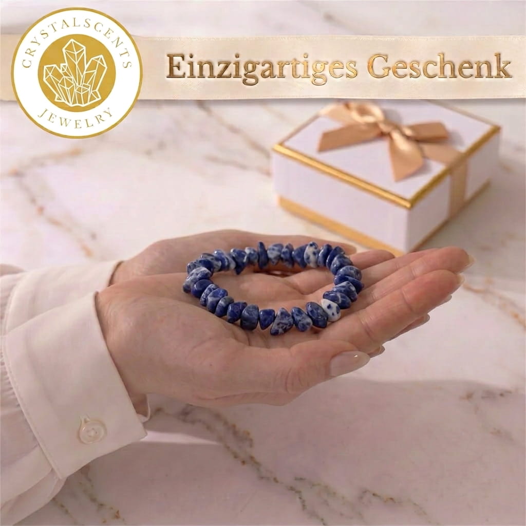 Sodalit Splitterarmband – Fokus & innere Ruhe