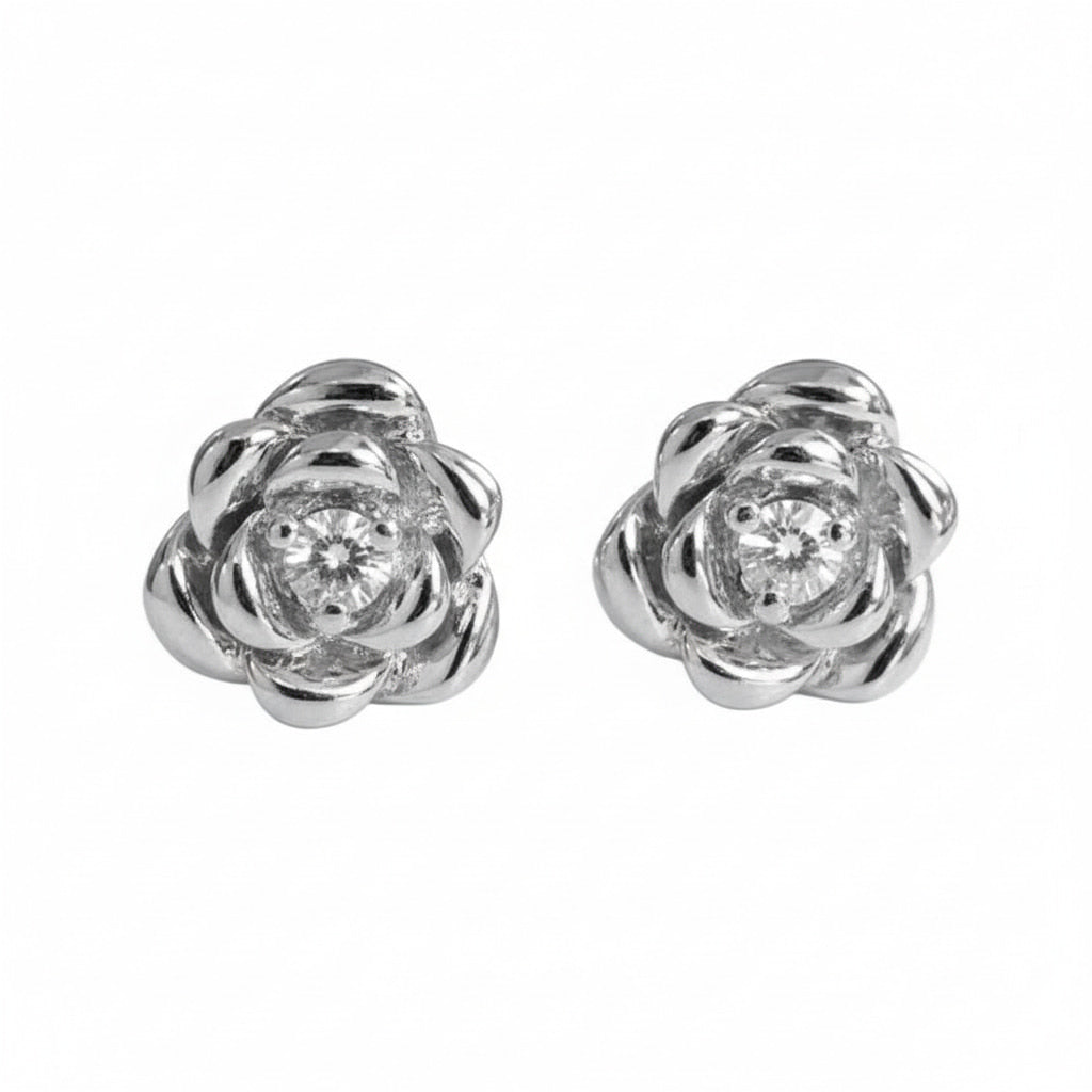 Ohrstecker Silber Rosenform – JETZT entdecken CrystalScents