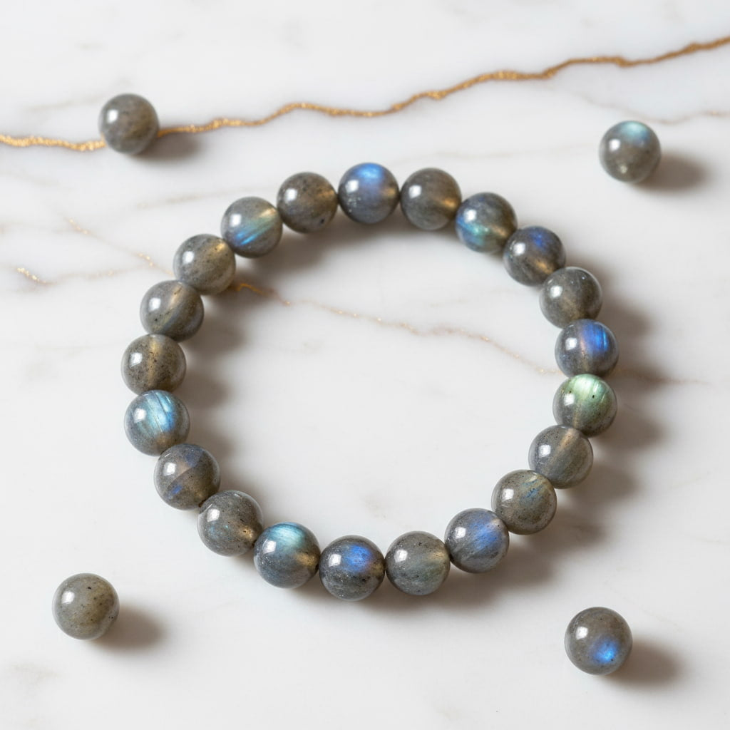 Labradorit Kugelarmband – Intuition & innere Stärke