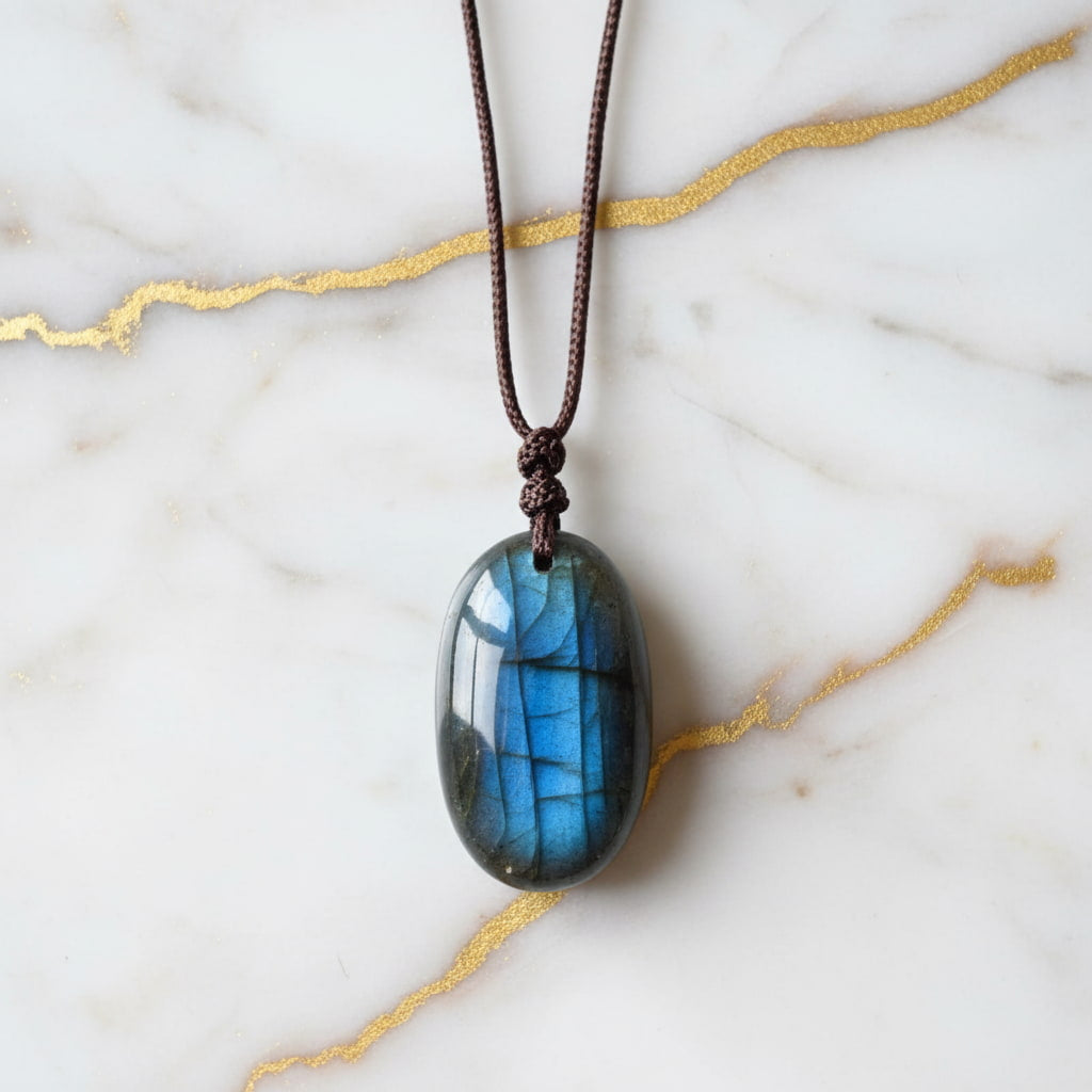 Labradorit Halskette - Symbol & Akzent CrystalScents