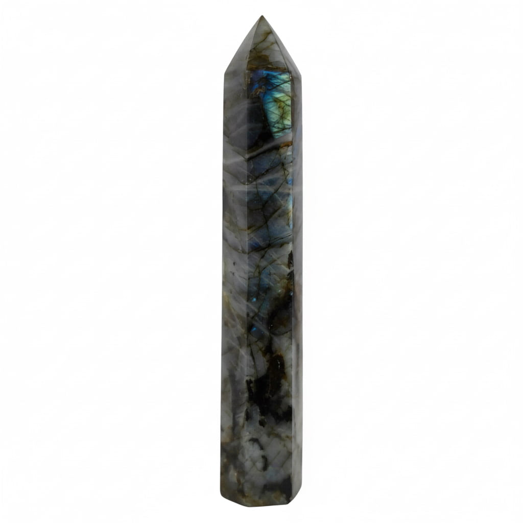 Labradorit Obelisk – Mystischer Edelstein für Ihr Zuhause CrystalScents
