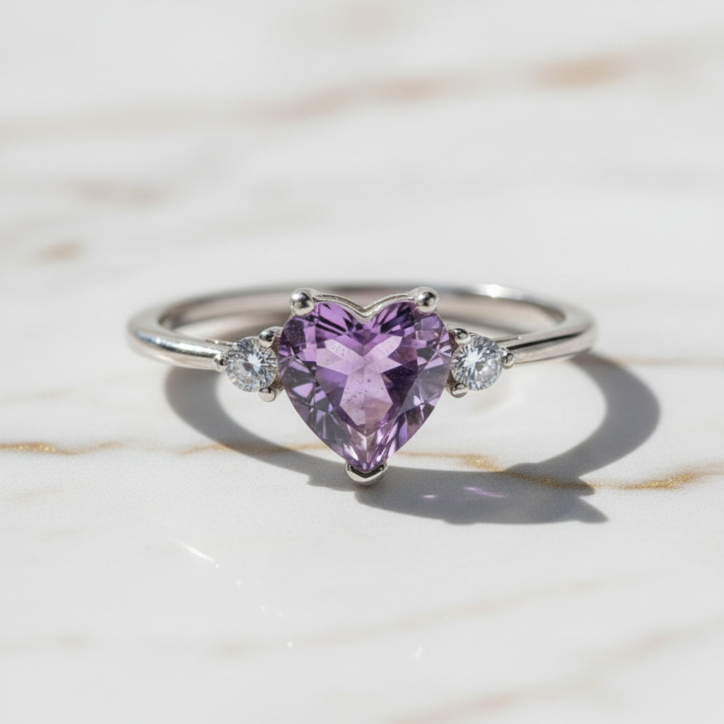 Amethyst Ring - Liebevoller Begleiter CrystalScents