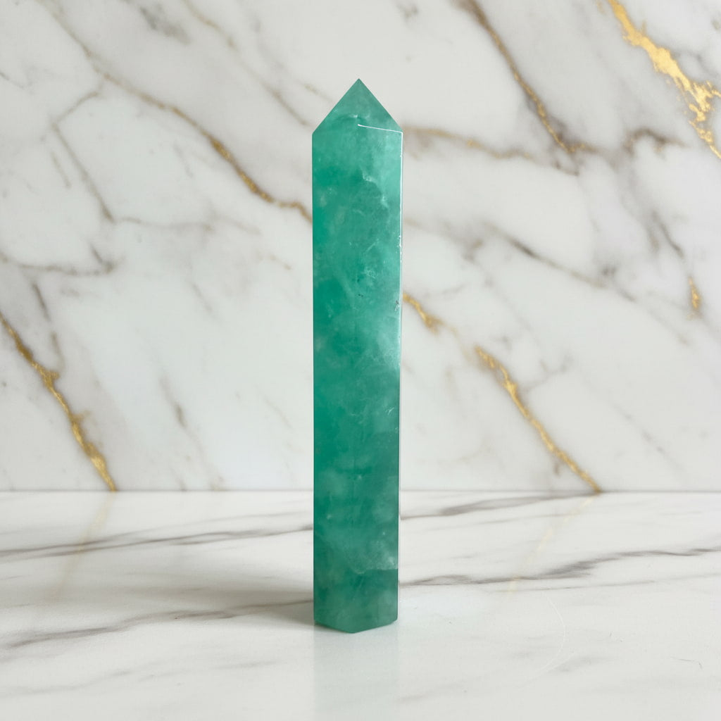 Fluorit Obelisk – Balance & Ruhe