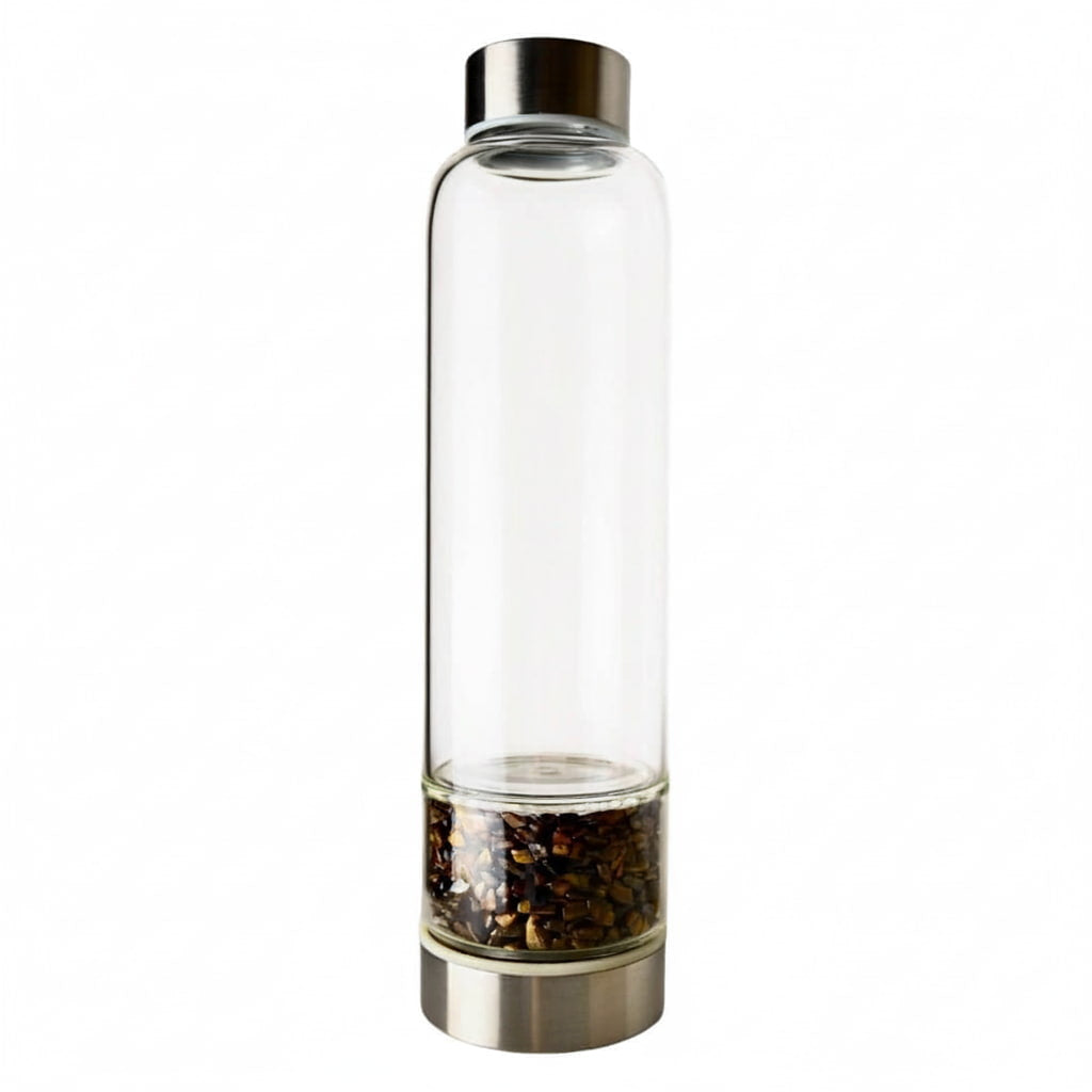 Tigerauge Trinkflasche - Täglicher Begleiter CrystalScents