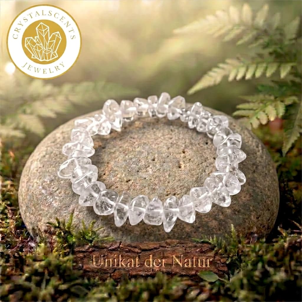 Bergkristall Splitterarmband – Ausgeglichenheit & Gelassenheit