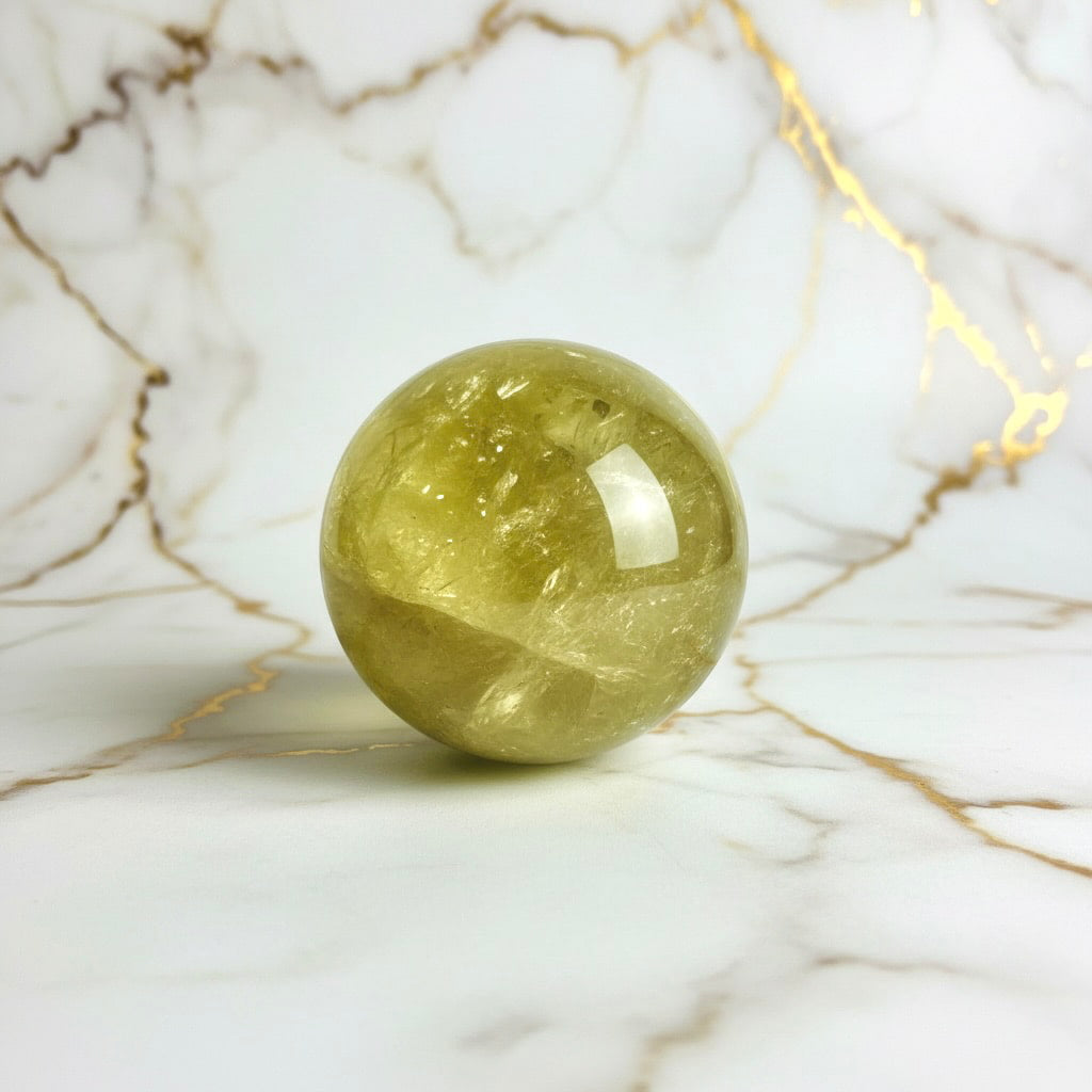 Citrin Kugel - Wärme & Sonne CrystalScents