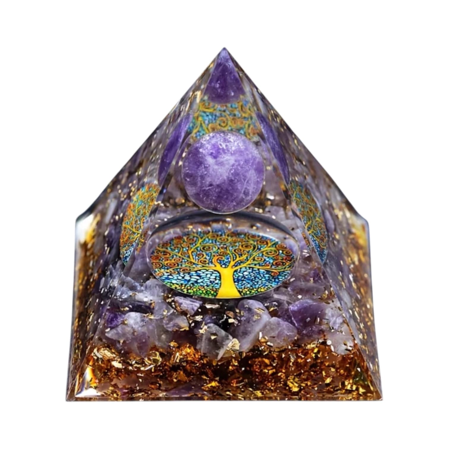 Amethyst Orgonit Pyramide - Klarheit & Intuition CrystalScents