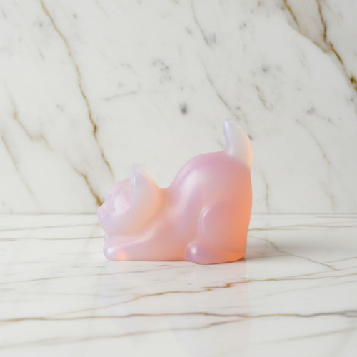 Opalit Katze - Schimmernd rosa CrystalScents