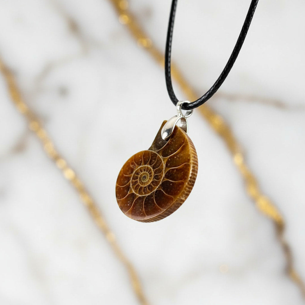 Ammonit – Halskette als stilvolles Naturjuwel CrystalScents