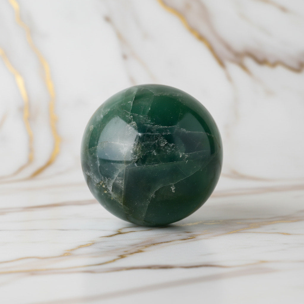 Fluorit Kugel – Farbakzent für Wohnräume CrystalScents
