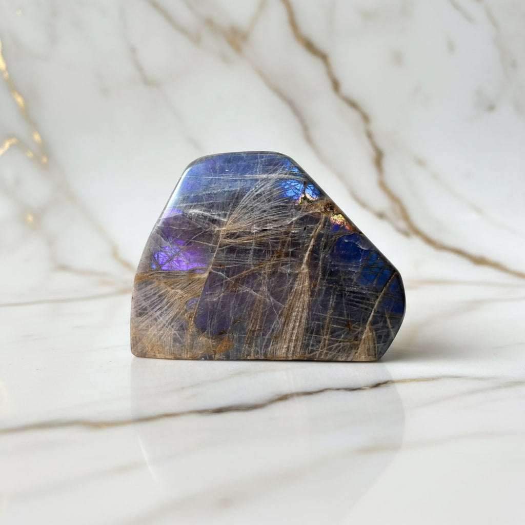 Große Labradorit Sunset Freiform – Farbenprächtiges Unikat CrystalScents