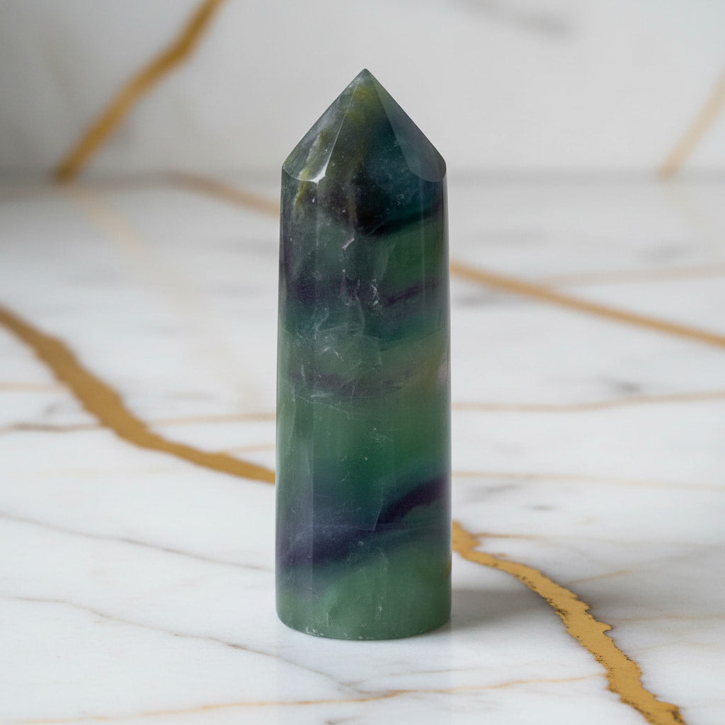 Fluorit Obelisk – Kraftvoll & Intensiv JETZT sichern CrystalScents