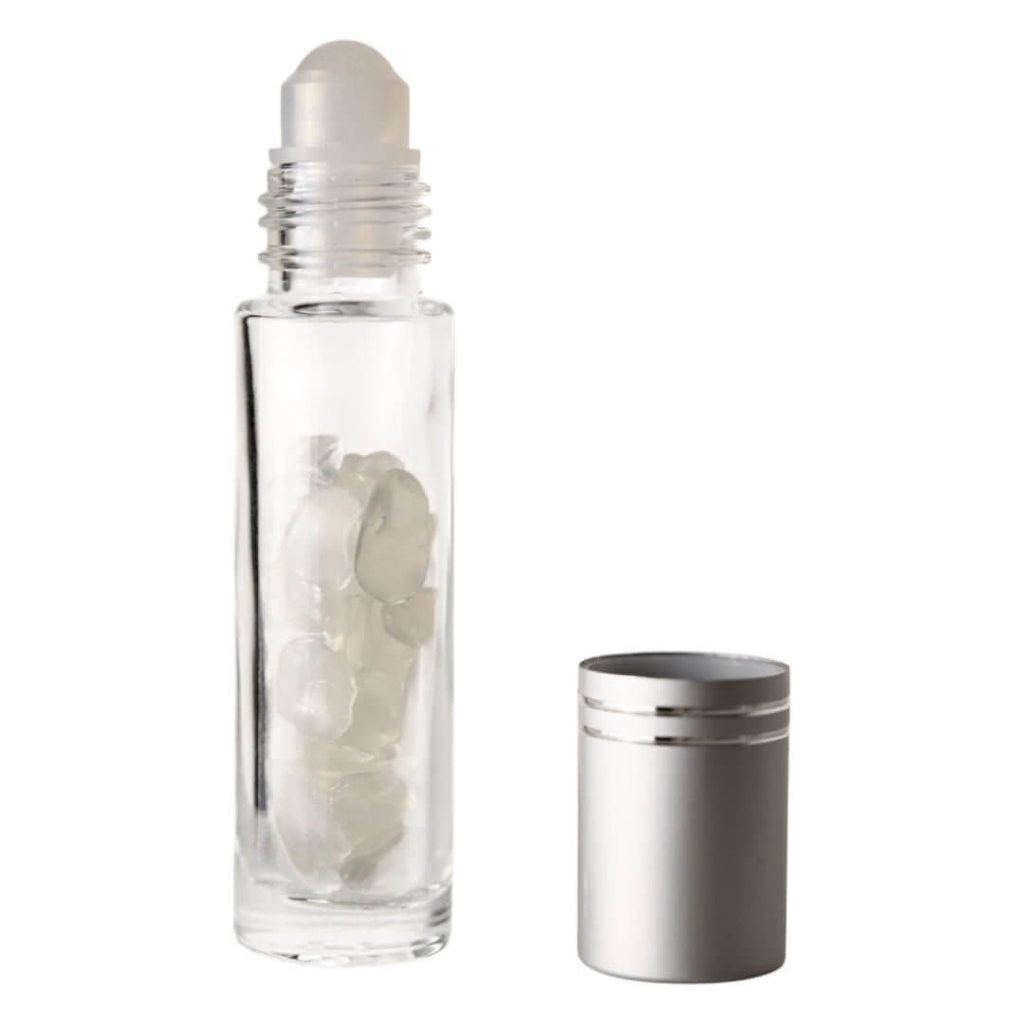 Duftroller mit Bergkristall – Stilvolles Werkzeug für positive Energie und Ausgeglichenheit