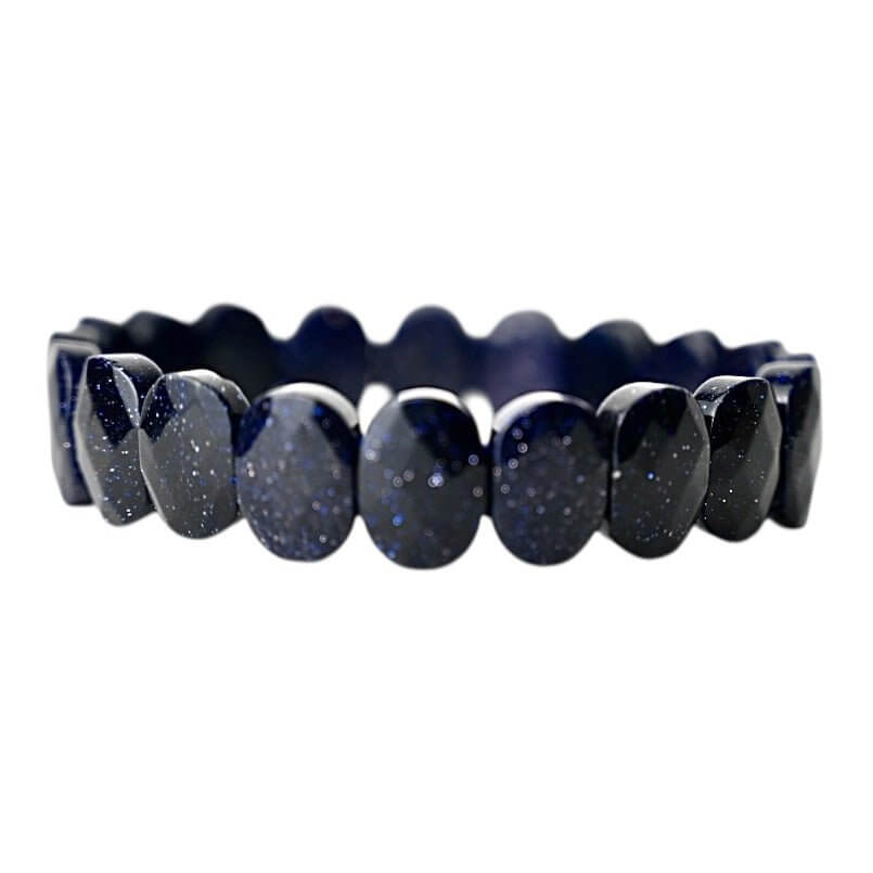 Facettiertes Blaufluss Armband - Für einen funkelnden Touch