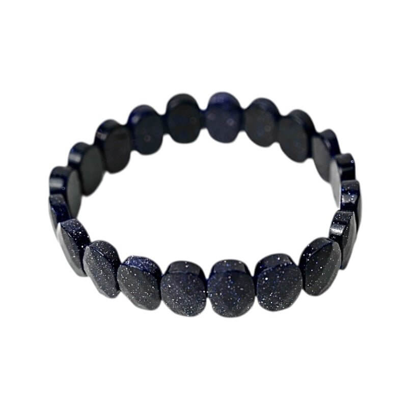 Facettiertes Blaufluss Armband - Für einen funkelnden Touch