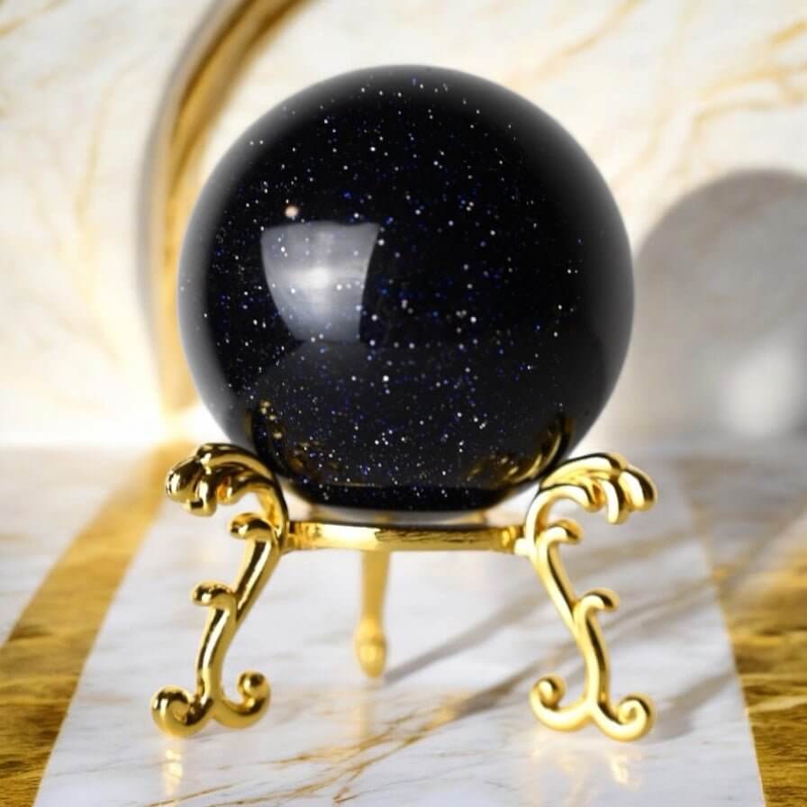 Blaufluss Kugel - Ein glitzernder Sternenhimmel in deiner Hand