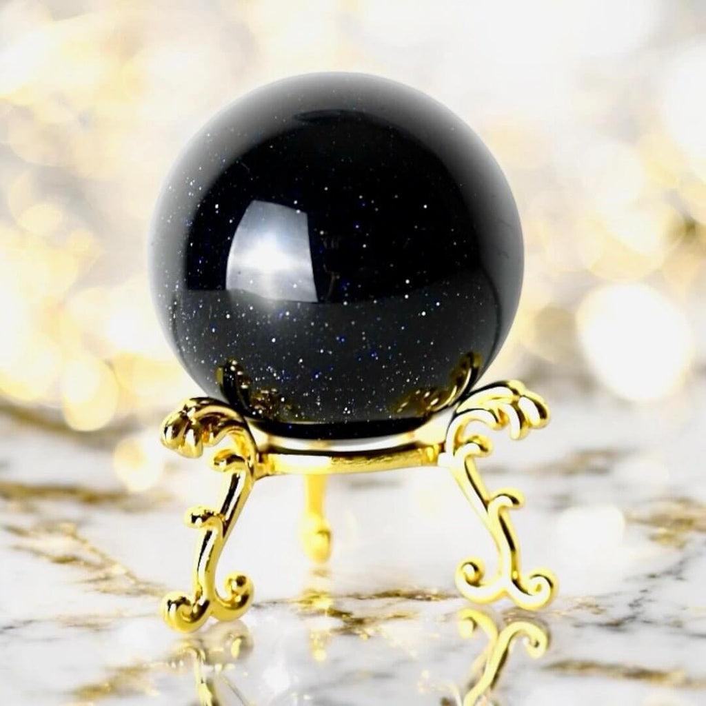 Blaufluss Kugel - Ein glitzernder Sternenhimmel in deiner Hand