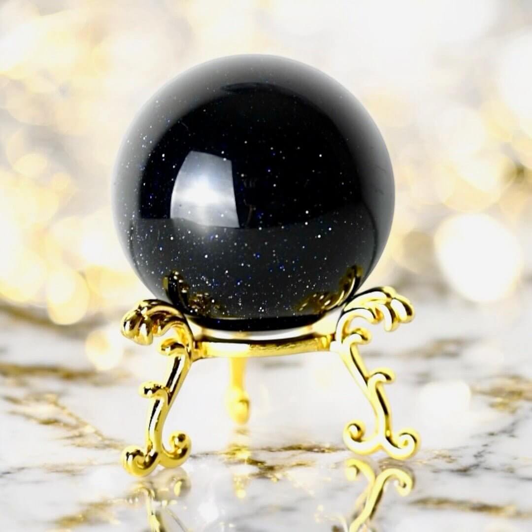 Blaufluss Kugel - Ein glitzernder Sternenhimmel in deiner Hand
