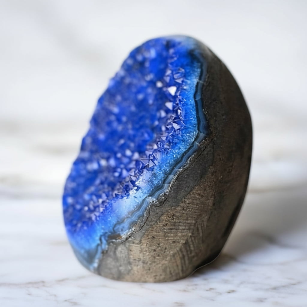 Amethystdruse – Blaue Kristallschönheit CrystalScents