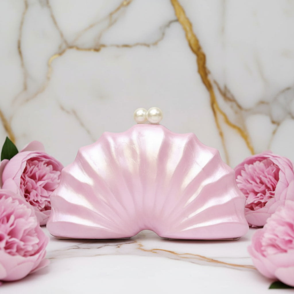 Clutch – Perlmutt in elegantem Rosa CrystalScents