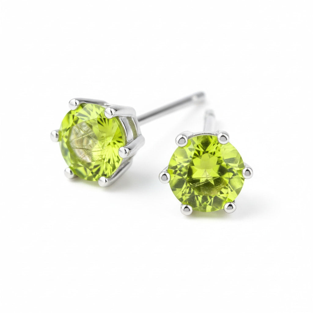 Peridot Ohrringe - Facetten & Licht CrystalScents