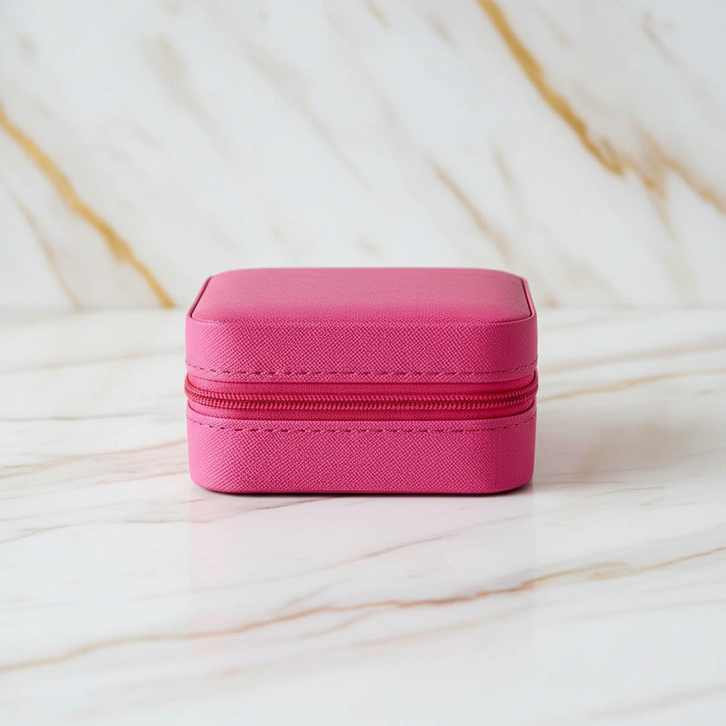 Schmuckbox Pink – Aufbewahrung für Ringe & Ketten CrystalScents
