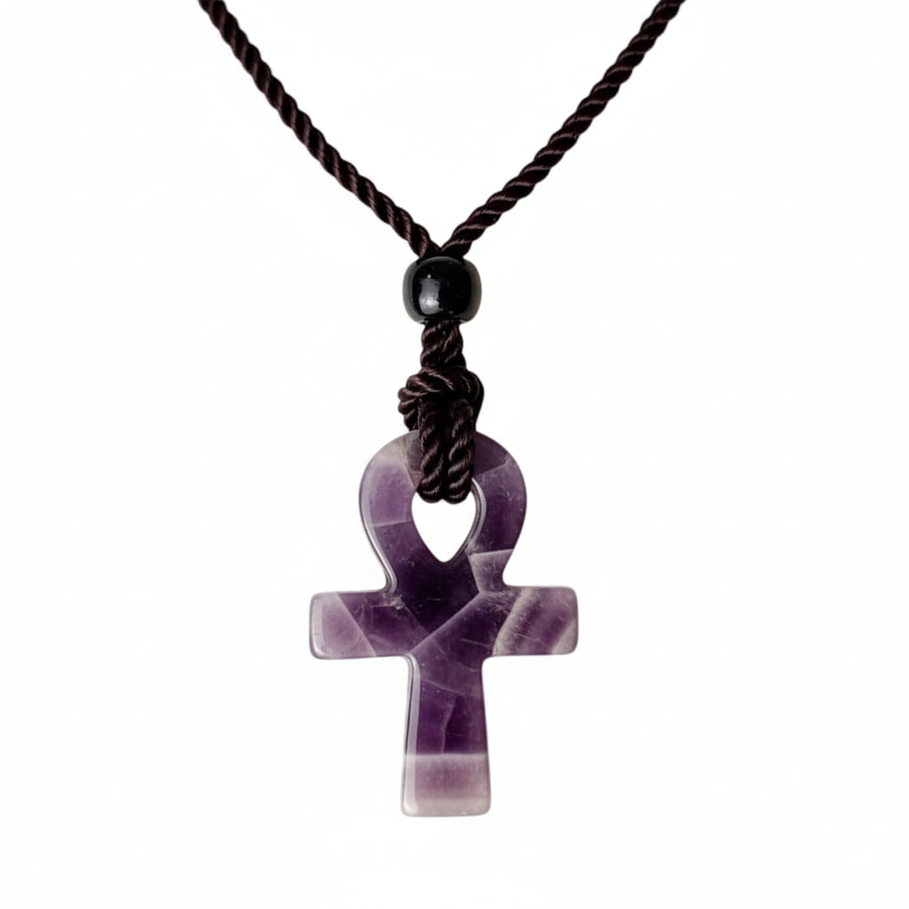 Amethyst Halskette – Anch-Anhänger für Ruhe & Gelassenheit CrystalScents