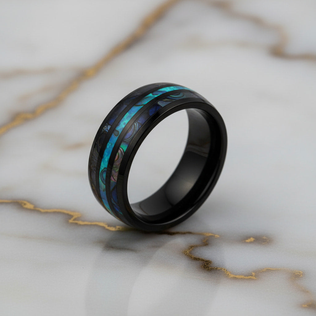 Ring Dunkelblau-Schwarz – Stilvolles Highlight für elegante Looks CrystalScents