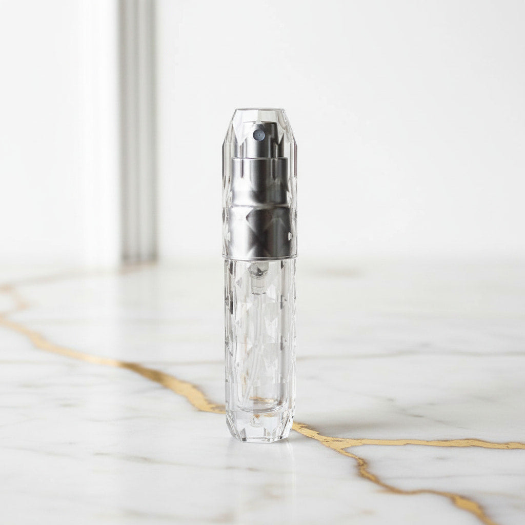 Parfüm Abfüller Silber – Praktischer Zerstäuber CrystalScents