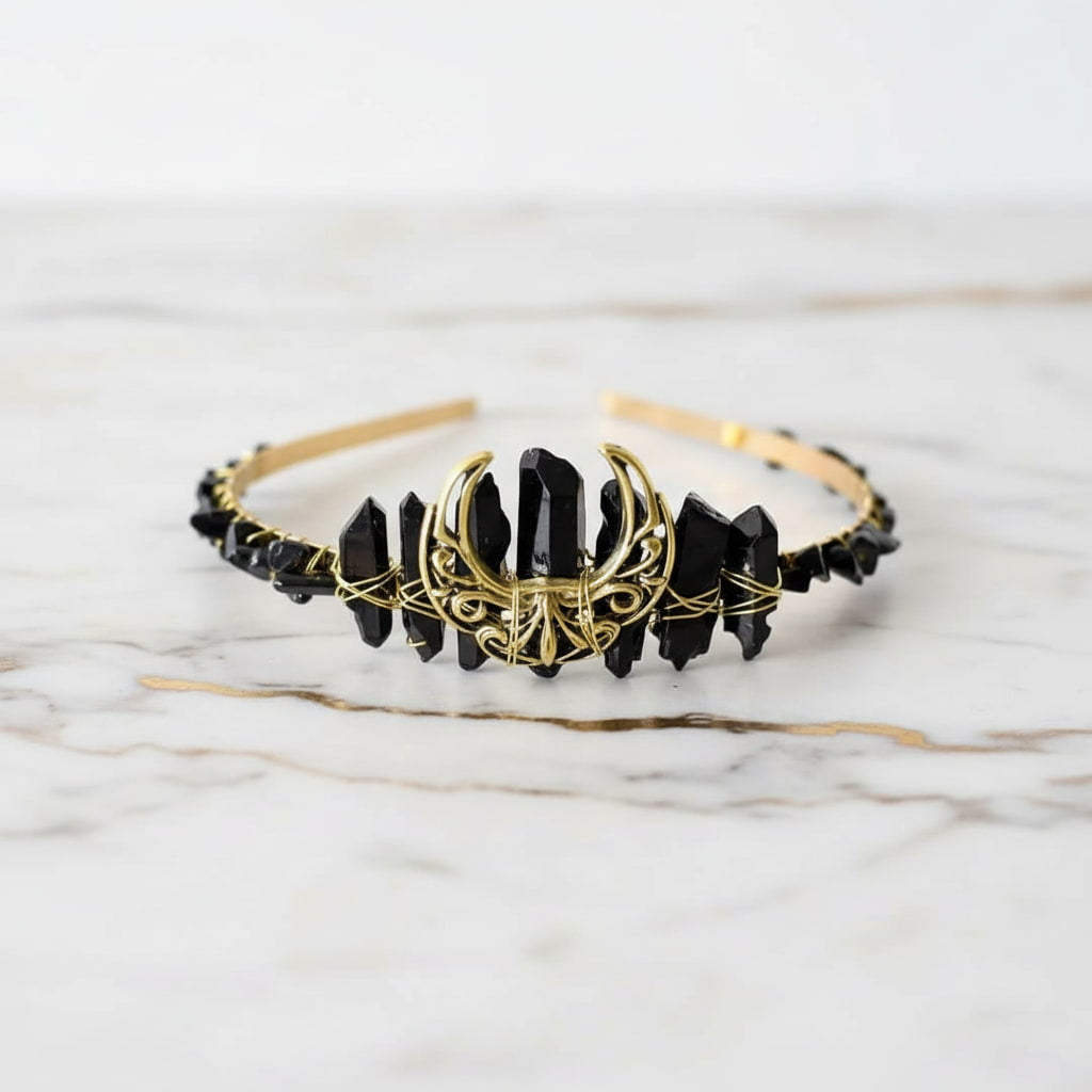 Obsidian Tiara - Eleganz & Mystik CrystalScents