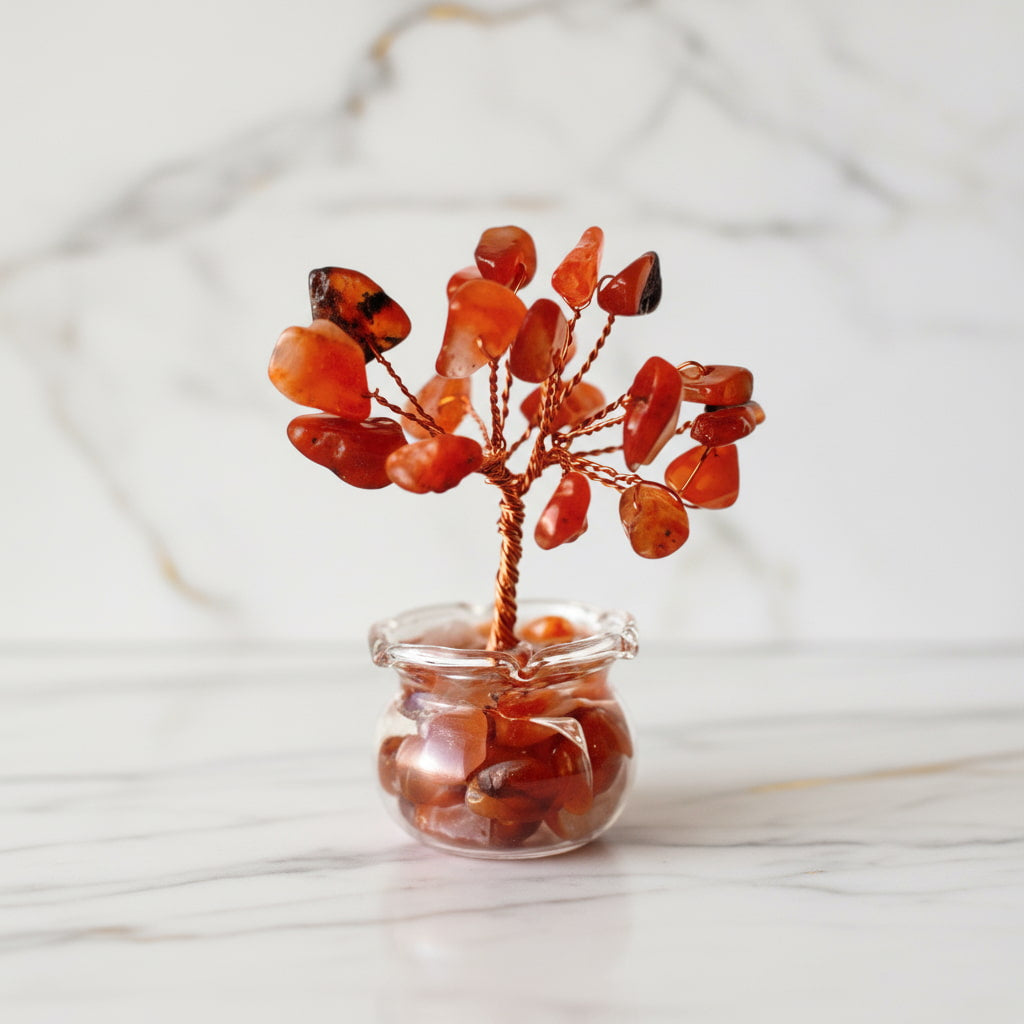 Mini Karneol Baum - Energie überall wo du willst CrystalScents