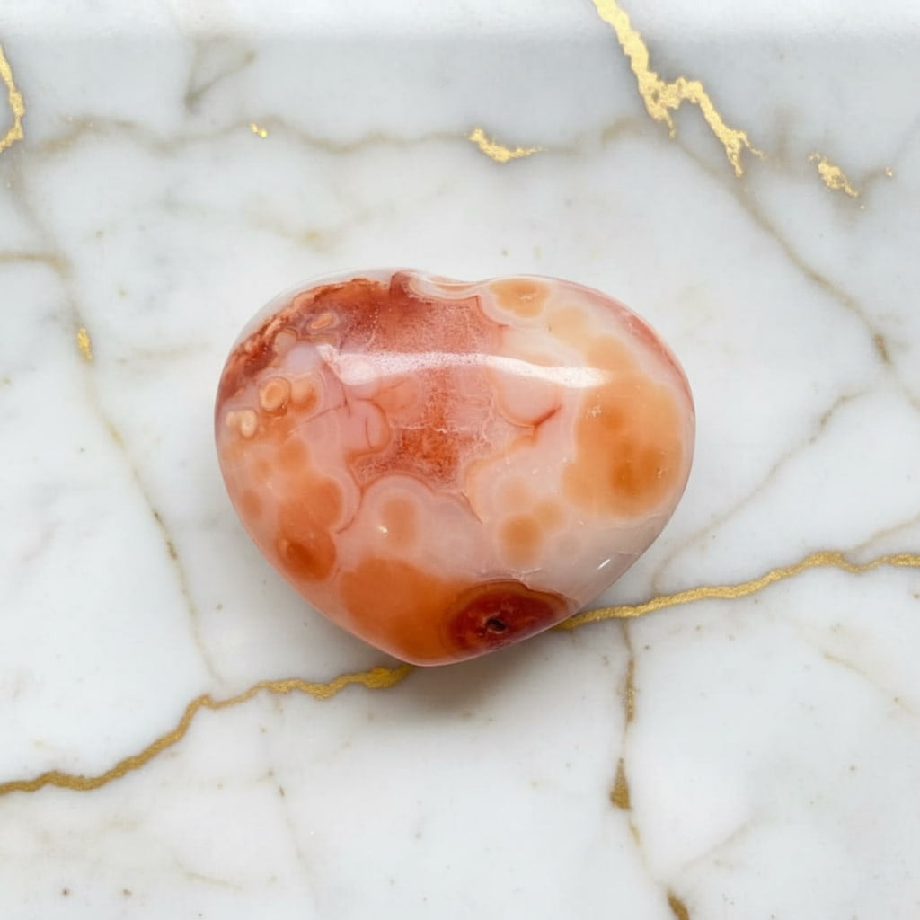 Karneol Herz – Lebensfreude & kreative Kraft