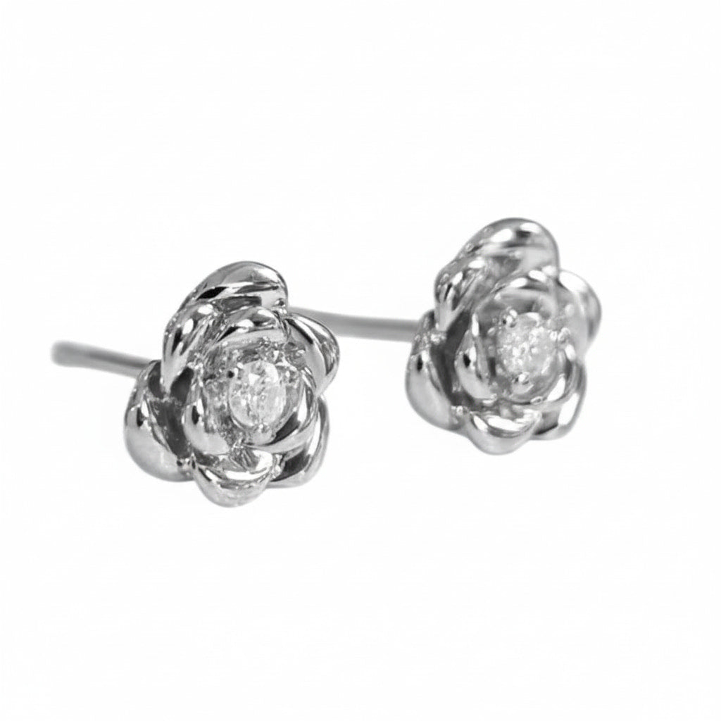 Ohrstecker Silber Rosenform – JETZT entdecken CrystalScents