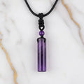 Amethyst Halskette – Stab Anhänger für Harmonie & Fokus CrystalScents