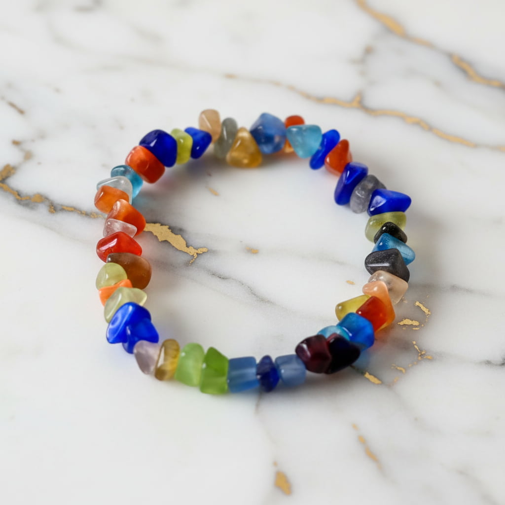 Katzenauge Splitter Armband – Lebensfreude am Handgelenk