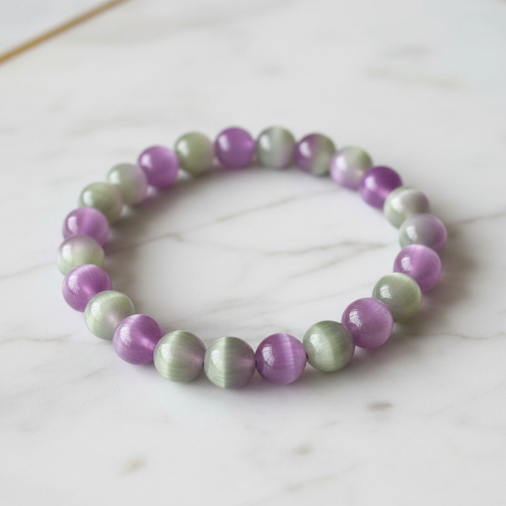 Katzenauge Kugelarmband – Schutz & innere Balance CrystalScents