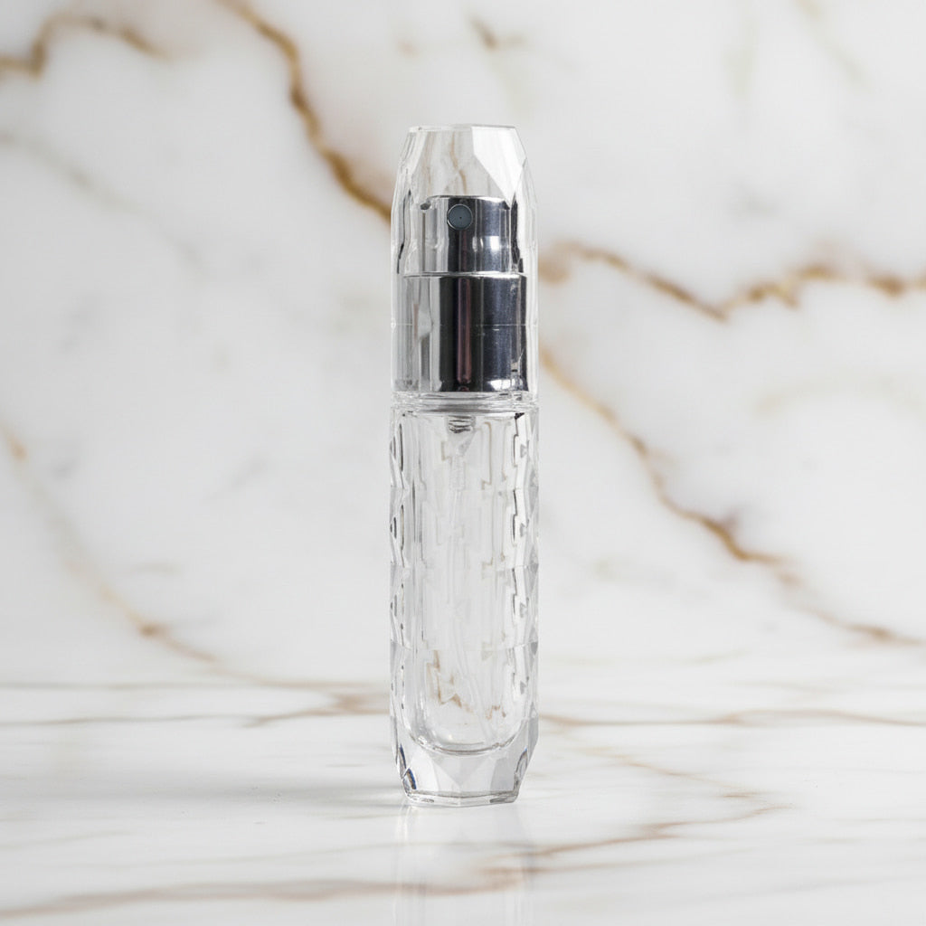 Parfüm Abfüller Silber – Praktischer Zerstäuber CrystalScents