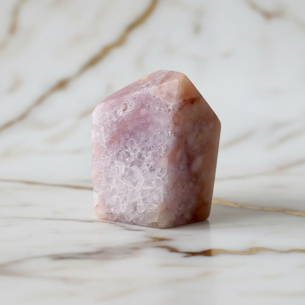 Rosa Amethyst Freiform – Harmonie & positive Energie CrystalScents