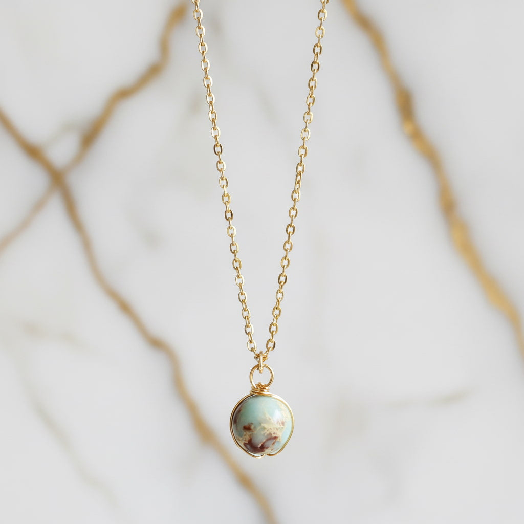 Kaiserstein Halskette - Kristall Kugel CrystalScents