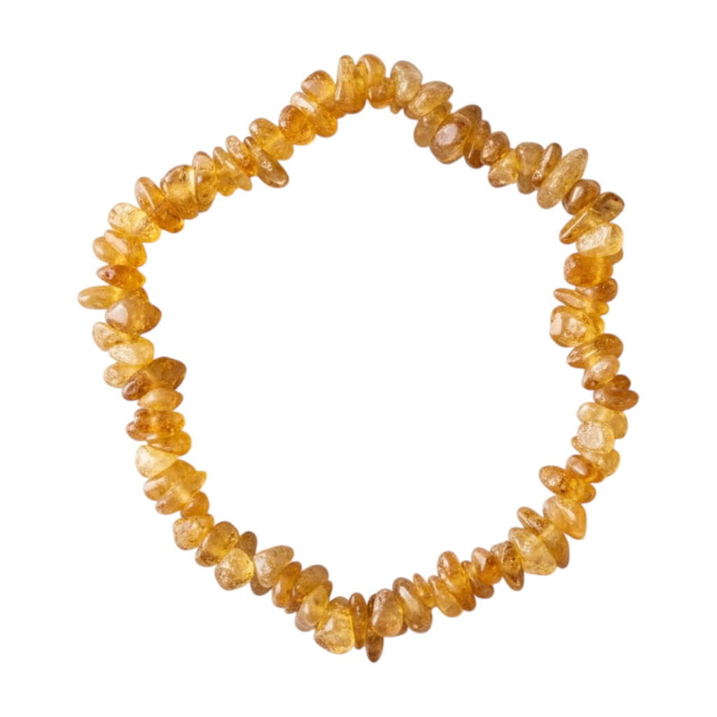 Citrin Splitter Armband - Lebensfreude & Energie